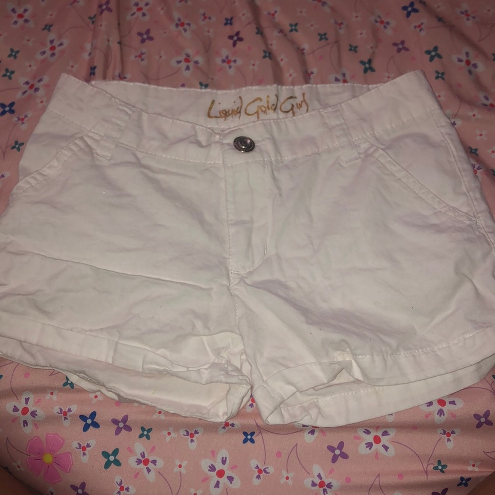 White shorts
